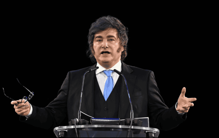 La declaración fue informada por la oficina del presidente argentino, Javier Milei. EFE/F. Villar