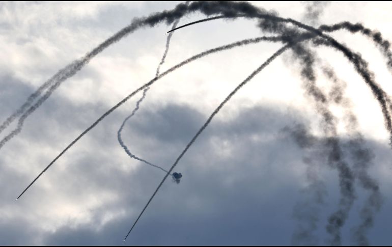 En represalia, Irán lanzó múltiples misiles contra territorio israelí. EFE/A. Safadi