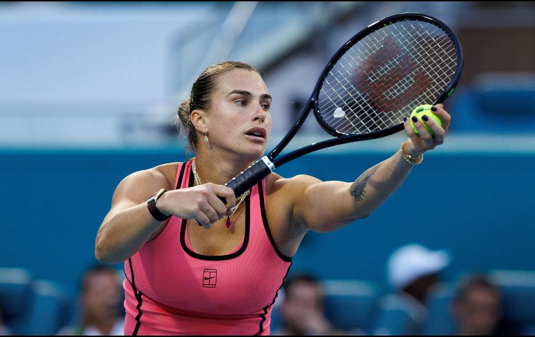 Sabalenka buscará refrendar la corona este sábado contra Coco Gauff. EFE/ C. HERRERA-ULASHKEVICH.