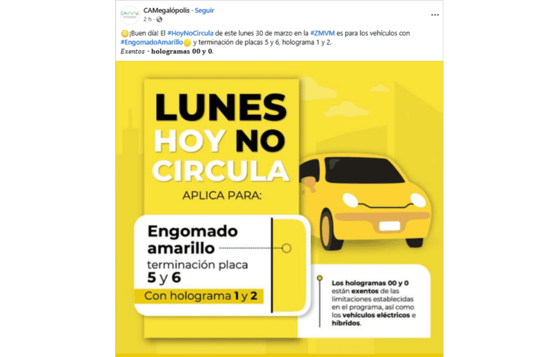 FACEBOOK / CAMegalópolis&nbsp;