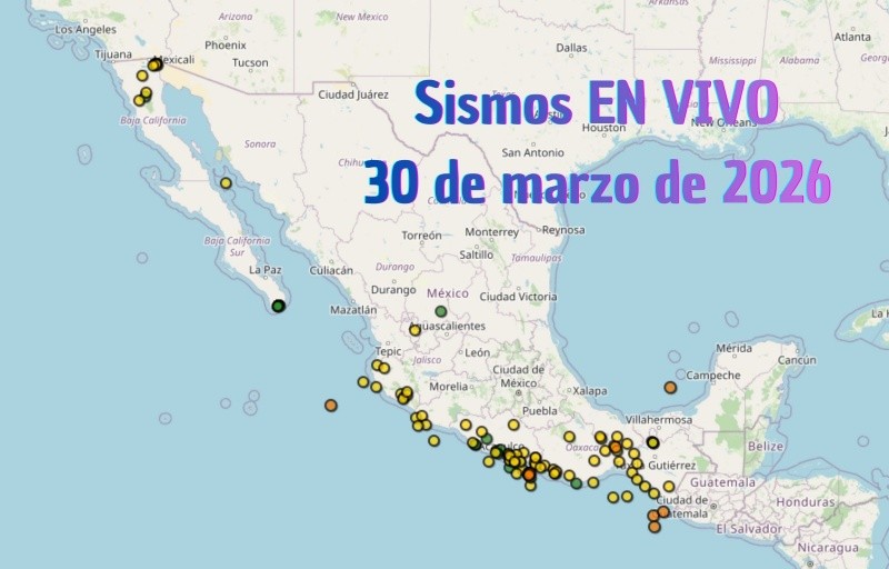 &nbsp;EN VIVO | Sismos en México | Lunes 30 de marzo. ESPECIAL / SSN