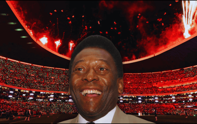 Aunque el Estadio Azteca cambió de nombre, no la historia de las grandes figuras que jugaron en su cancha, como Pelé. SUN  / ARCHIVO