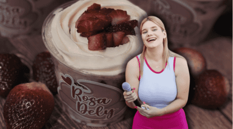 Carmiña Castro genera contenido en redes sociales gracias a su negocio de repostería. ESPECIAL/Instagram @rosadelyy_