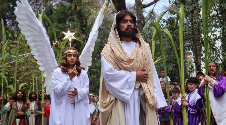 La Semana Santa 2026 arrancó en Iztapalapa con el tradicional Domingo de Ramos. SUN/L. Camacho