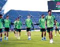 Jugadores de la selección de México entrenan en el estadio Soldier Field de Chicago, previo al juego contra Bélgica. EFE/C. Ramírez