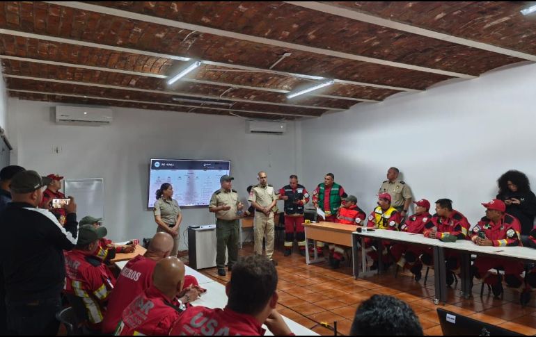Se prevé que el contingente jalisciense esté arribando a la mina Santa Fe en Sinaloa durante la mañana de este martes para integrarse de inmediato a la operación. ESPECIAL / UEPCBJ