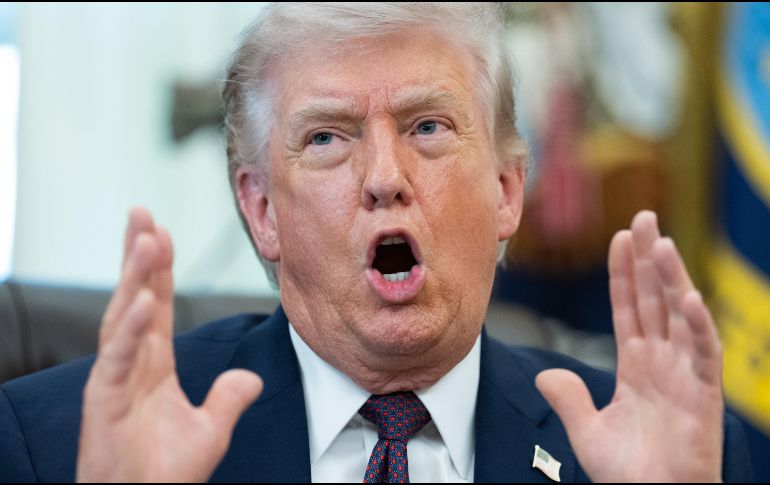 El presidente de Estados Unidos afirmó que la intervención militar en Irán generó un cambio político significativo. EFE/A. SCHWARTZ