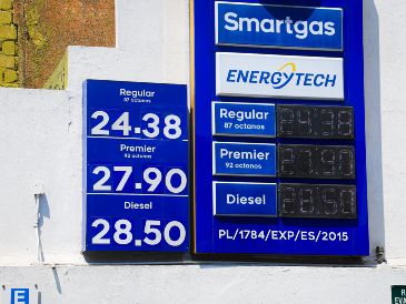 Acuerdo fija tope a gasolina y diésel, pero advierten posibles aumentos en próximas semanas. EL INFORMDOR/J.ACOSTA