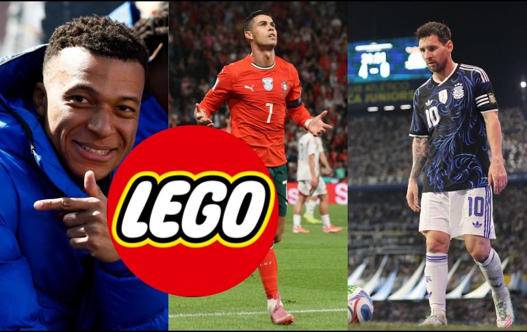 LEGO logró reunir a CR7, Messi, Mbappé y Vinícius para jugar, y no precisamente al futbol. EFE / ARCHIVO