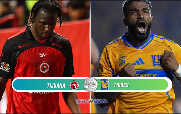 Este viernes 3 de abril, Tijuana recibirá a Tigres en el Estadio Caliente por la Jornada 13 del Clausura 2026. ESPECIAL / IMAGO7 y CANVA