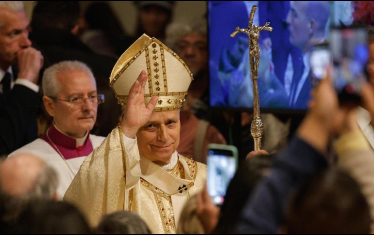 Es la primera vez que el propio papa León XIV realiza el Lavatorio de Pies. EFE/G. Lami