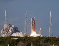 Artemis II no alunizará y solo tiene previsto alcanzar la órbita de la Luna antes de volver a la Tierra. EFE/C. Herrera