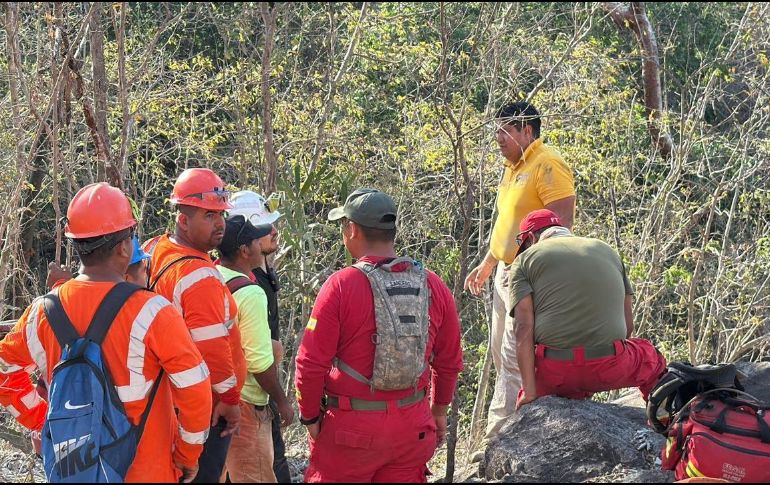 Elementos de Protección Civil Nacional y del Estado de Sinaloa confirmaron que Juan continúa desparecido. CORTESÍA/Hugo Rodríguez