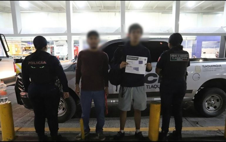 El adolescente fue entregado en el sitio a su progenitor, quedando a salvo y bajo resguardo familiar. ESPECIAL