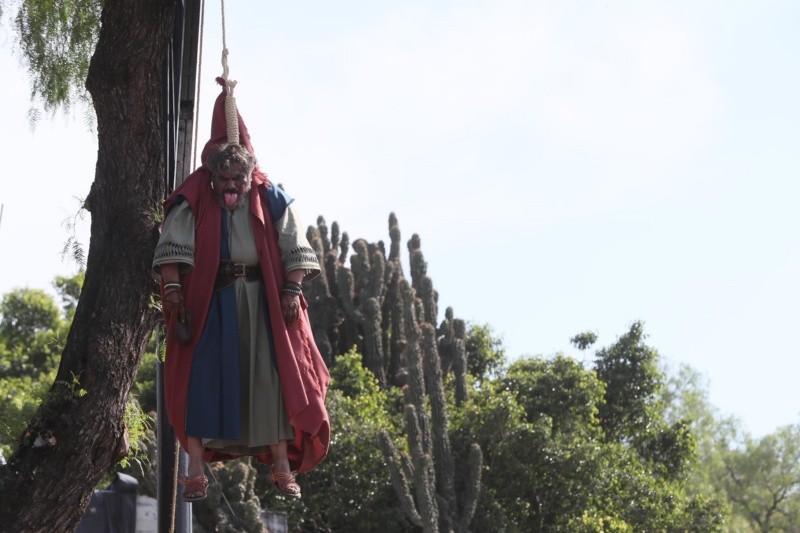 &nbsp;Se prevé que en total el viacrucis de Iztapalapa reúna a más de 2 millones de personas. EFE/M. Guzmán