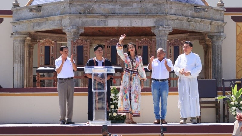 La alcaldesa reconoció el esfuerzo de los organizadores, voluntarios y cuerpos de emergencia. CORTESÍA&nbsp;