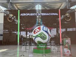 El AIFA ya recibió la Copa del Mundo el pasado marzo. SUN/A. Contreras
