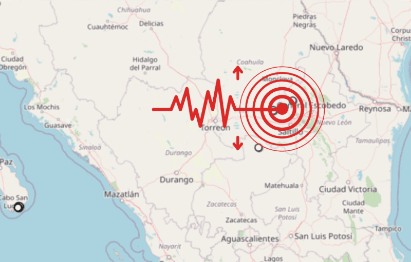 Sismos en Coahuila. ESPECIAL / SSN&nbsp;