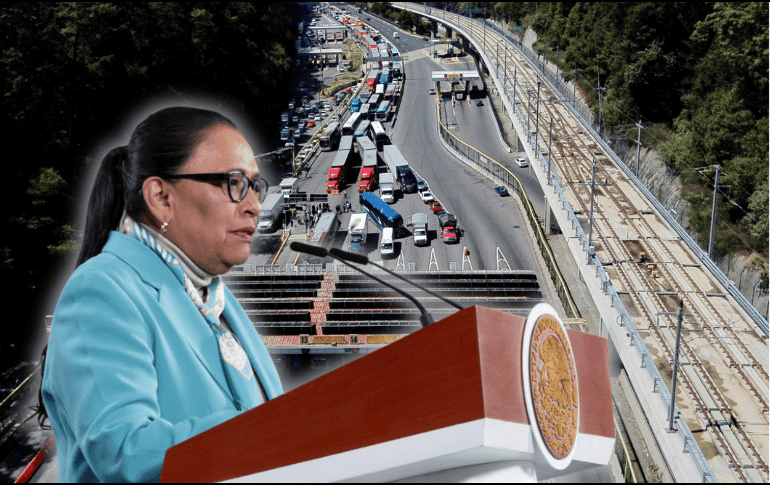 Rosa Icela Rodríguez hizo un llamado a transportistas y productores del campo a privilegiar el diálogo y no afectar los derechos de terceros. EFE/F. Gutiérrez ESPECIAL/Presidencia de México