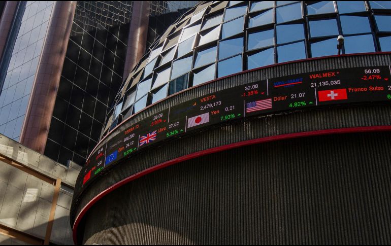 Con el movimiento de este lunes 06 de abril del 2026, el rendimiento del IPC en lo que va del año se ubicó en +7.27 por ciento. EFE/ARCHIVO