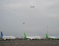 El mal clima causó estragos en el aeropuerto  Soekarno-Hatta. AFP/Archivo