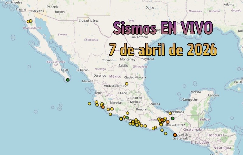 EN VIVO | Sismos en México | Martes 7 de abril. ESPECIAL / SSN