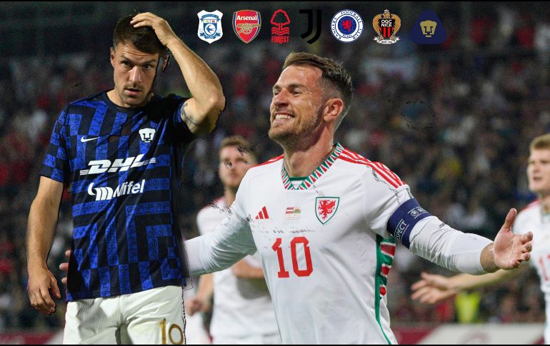 Aaron Ramsey en un partido eliminatorio con la camiseta de Gales. AP / IMAGO7 /ARCHIVO