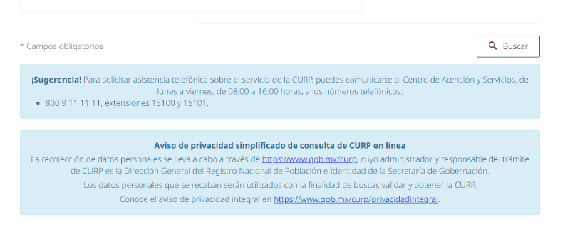 ESPECIAL / CURP&nbsp;