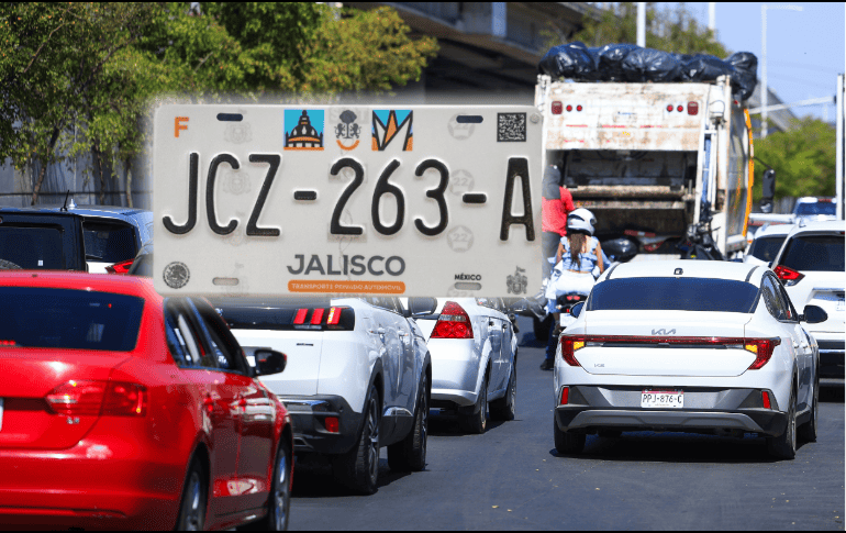 La prórroga para el cambio de placas busca facilitar el cumplimiento de las obligaciones sin afectar el bolsillo de los jaliscienses. EL INFORMADOR/ARCHIVO ESPECIAL