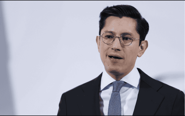 El pasado 1 de abril, Sheinbaum anunció la renuncia de Juan Ramón de la Fuente; en su lugar, fue nombrado Velasco. EFE/S. Gutiérrez