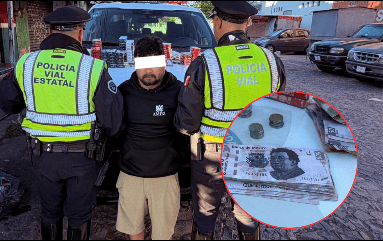 Amadeus 'N' fue puesto a disposición de un agente del Ministerio Público. ESPECIAL/Secretaría de Seguridad Estatal