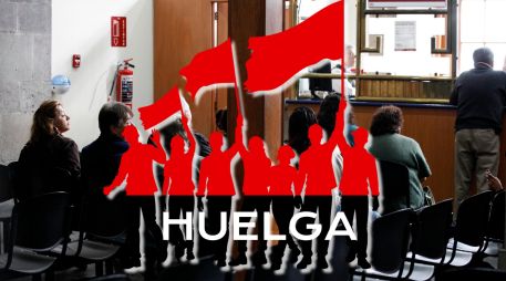 Así ha sido la vida de los trabajadores en huelga del Nacional Monte de Piedad desde hace seis meses. SUN / ARCHIVO