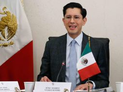 Comparecencia de Roberto Velasco Álvarez ante la comisión de Relaciones Exteriores en el Senado de la República por la titularidad de la Secretaría de Relaciones Exteriores. SUN/D. Simón