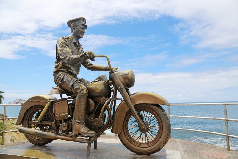 Pedro Infante en el Malecón de Mazatlán.&nbsp;ESPECIAL/SECRETARÍA DE TURISMO DE SINALOA.&nbsp;