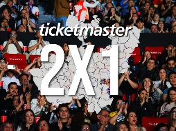 Estos seis conciertos están al 2x1 en Ticketmaster solo HOY 9 de abril de 2026. EL INFORMADOR / ARCHIVO