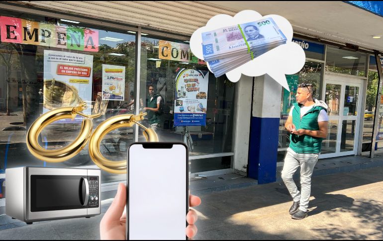 Estas son algunas opciones de casas de empeño que puedes visitar si requieres de este tipo de servicios. EL INFORMADOR / ARCHIVO