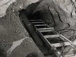 El lugar contaba con iluminación aire acondicionado suministro eléctrico de alto voltaje un elevador y un sistema de rieles. EFE/Secretaría de Marina