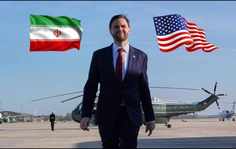 JD Vance habla ante medios antes de abordar el Air Force Two previo a su viaje a Pakistán para entablar conversaciones con Irán. AP / Jacquelyn Martin