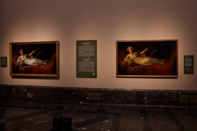 La marquesa posa como una musa de la música y el baile. EFE/ARCHIVO