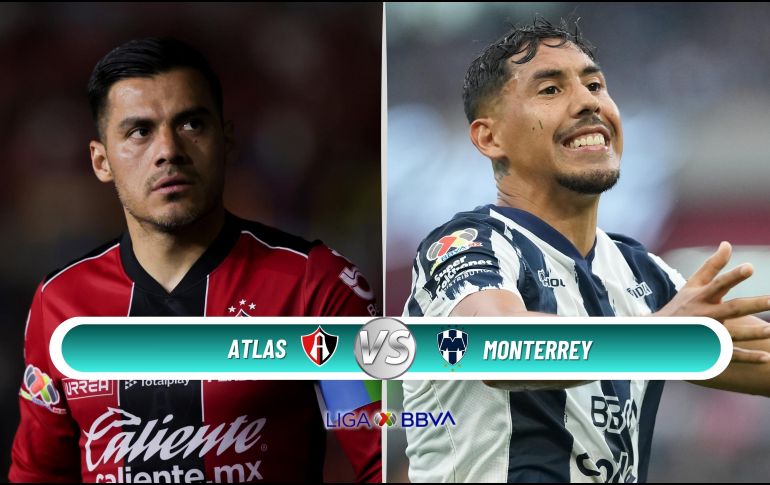 Atlas y Monterrey se enfrentan en el Estadio Jalisco con la urgencia de sumar tres puntos vitales en la recta final del torneo Clausura 2026. ESPECIAL / IMAGO7 y CANVA
