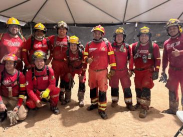 El gobierno de Jalisco y la Coordinación Nacional de Protección Civil reconocieron el compromiso demostrado por el equipo USAR. ESPECIAL/Protección Civil Jalisco