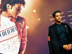 Jaafar Jackson posa para los fotógrafos tras su llegada a la alfombra roja para el preestreno mundial de la película biográfica de Michael Jackson, “Michael”, en Berlín. AFP