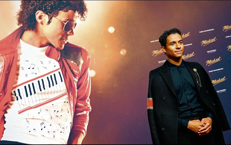 Jaafar Jackson posa para los fotógrafos tras su llegada a la alfombra roja para el preestreno mundial de la película biográfica de Michael Jackson, “Michael”, en Berlín. AFP