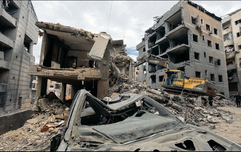 Daños en zonas urbanas de Beirut reflejan la intensidad del conflicto, mientras Líbano e Israel se preparan para dialogar bajo mediación estadounidense. EFE