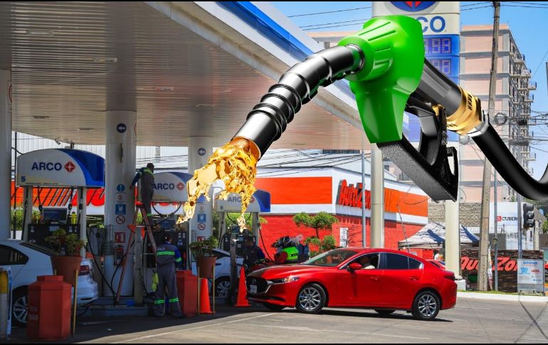 Así quedarían los precios de las gasolinas tras la actualización en el subsidio del IEPS. EL INFORMADOR / ARCHIVO
