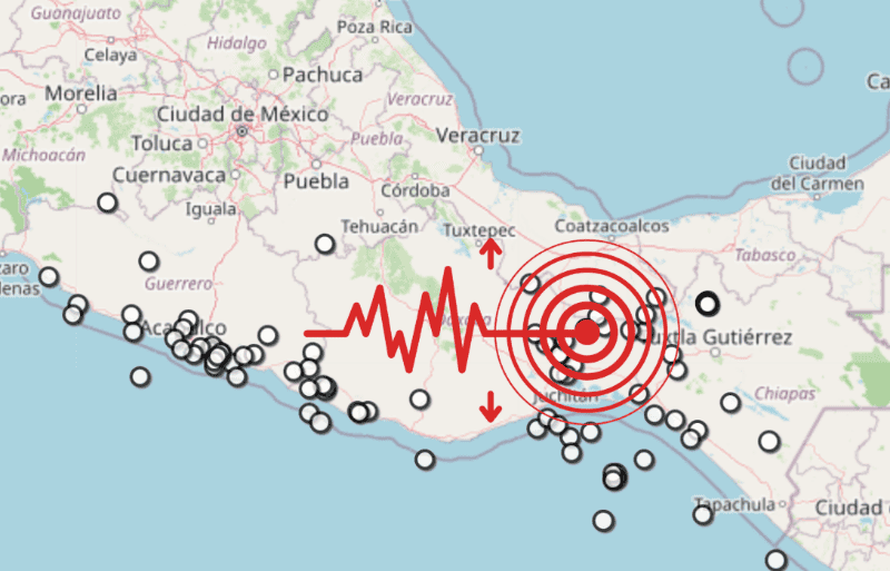 &nbsp;Sismo en Oaxaca. ESPECIAL / SS