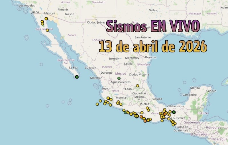 EN VIVO | Sismos en México | Lunes 13 de abril. ESPECIAL / SSN