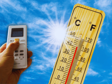 En Jalisco, Sinaloa, Nayarit, Michoacán y Guerrero, el calor extremo no da tregua alguna, alcanzando temperaturas máximas de entre 40 y 45 °C.  ESPECIAL / CANVA