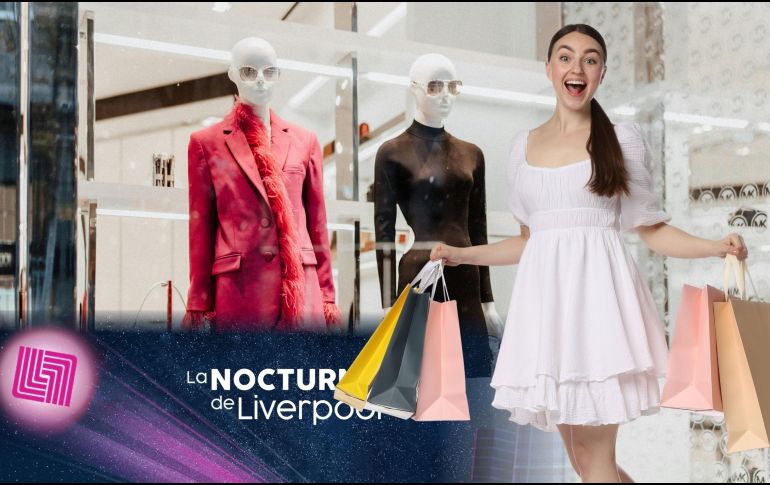 A diferencia de otras campañas masivas como el Buen Fin o el Hot Sale, la Venta Nocturna de Liverpool es exclusiva de la tienda departamental. ESPECIAL / CANVA y Liverpool