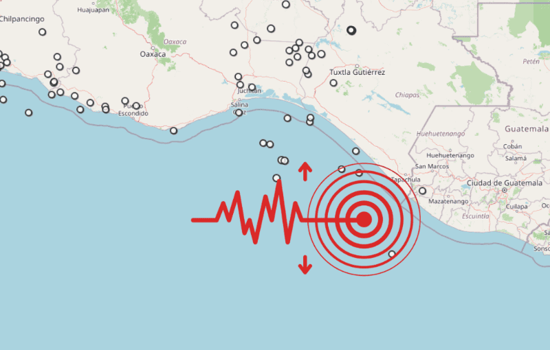 Sismo en Chiapas. ESPECIAL / SSN&nbsp;